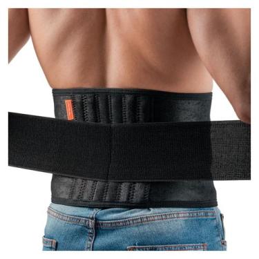 Imagem de Cinta Ortopédica para Lombar com Hastes de Aço Flexíveis Hidrolight - 