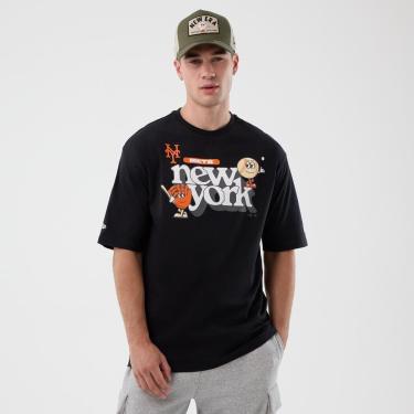 Imagem de MLB NEW ERA ICON GRPHC REG TEE NEYMET BLK-Masculino