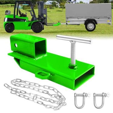 Imagem de Braçadeira de engate de reboque BESTZHEYU na empilhadeira, receptor de