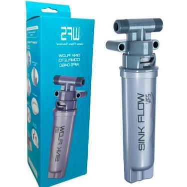 Imagem de Filtro Purificador De Água Universal Torneira Pia Bebedouro Com Refil 