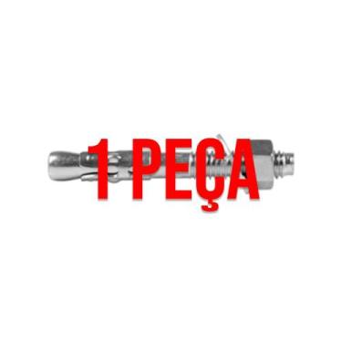 Imagem de Chumbador PBA 1/2" x 5.1/2" Âncora Concreto Fixador Chumbado Kit:1 peç