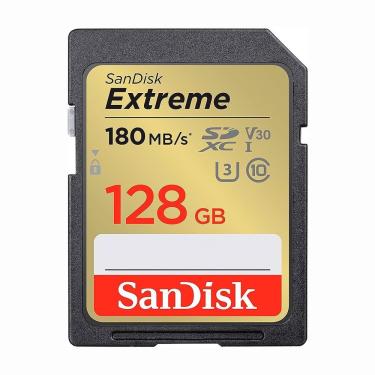 Imagem de Cartão de Memória SD SDSDXVA-128G-GNCIN Extreme Class 10 U3 UHD 4K 128GB Sandisk