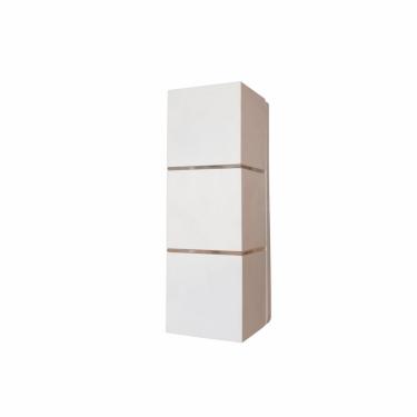 Imagem de Arandela AR-256-24V Facho Cima-Baixo em Alumínio Branco Belly Decor 24CM