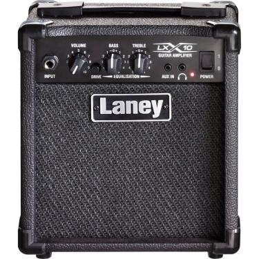 Imagem de Amplificador de Guitarra Laney LX10 10W com Entrada Auxiliar e Saída para Fones Preto 22CM