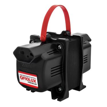 Imagem de Transformador de Voltagem Premium 10103009111 Conversão 127V e 220V com Proteção Térmica Bivolt Fiolux 2000VA 1200W