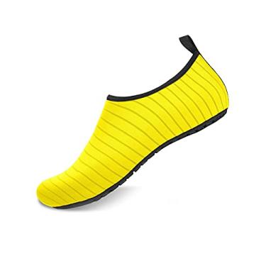 Imagem de Legou Sapatos de natação de sola fina de verão com pés descalços, sapatos de rastreamento de rio Amarelo 38