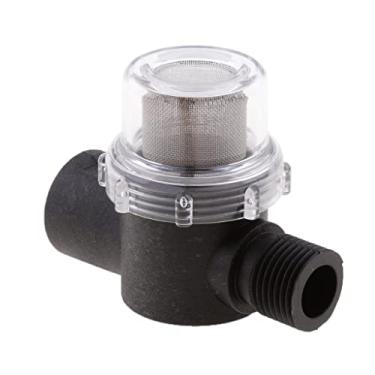 Imagem de FAKEME Filtro de tela universal em linha para motorhomes/campistas/trailers para bombas de água marítimas 010058