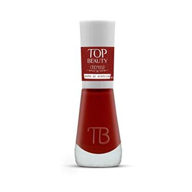 Imagem de Esmalte New Top Beauty 9Ml Cremoso - 360 - Dama De Vermelho, Top Beauty, 360/Dama De Vermelho