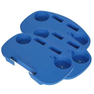 Imagem de 3 Mesas Para Cadeira de Praia Top Lindo Para Tomar Sol Cor Azul