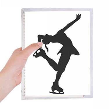 Imagem de Caderno esportivo feminino para dança, patinação, folhas soltas, diário recarregável