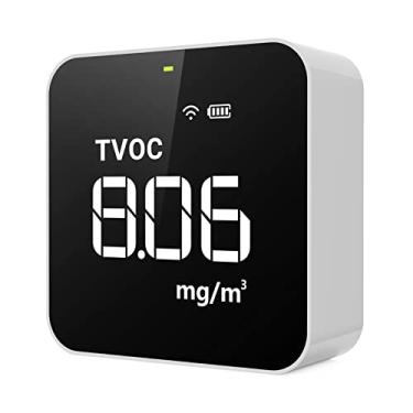 Imagem de Temtop M10i Medidor de monitoramento de qualidade do ar WiFi para PM2.5, TVOC, AQI, detector de formaldeído HCHO, gravação de dados em tempo real