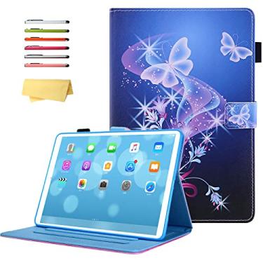 Imagem de UUcovers Capa inteligente para iPad Mini 6 2021 (8,3 polegadas) com suporte para lápis/suporte para vários ângulos de visão/bolsos [hibernar/despertar automático] Capa carteira magnética para iPad