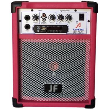 Imagem de Caixa De Som Bluetooth 6 Pol. 30w Rms - JF CONQUEST, Rosa, Bivolt