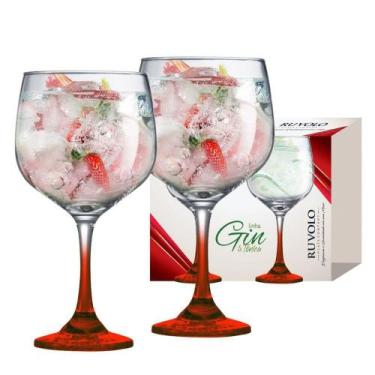 Imagem de Jogo com 2 Taças Linha Gin e Tonica - Mefi - Ruvolo