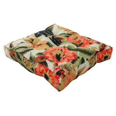 Imagem de Almofada Futton Turco 42x42cm Tropical Bege - FASTLAR