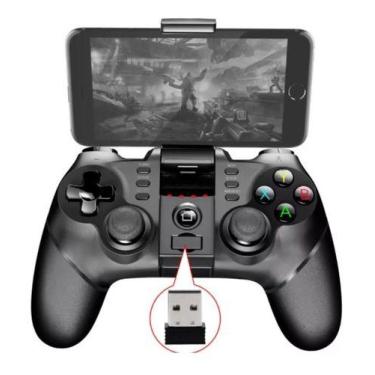 Imagem de Controle Joystick Sem Fio Celular Bluetooth Manete Android Preto - Sin