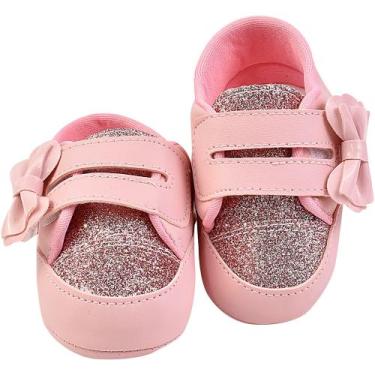 Imagem de Sapatinho de Bebe Modinha Menina Princesa - Igui Baby, Rosa, 15