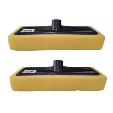 Imagem de 2 Passa Cera Limpa Piso Laminado Frio Porcelanato  Sem Cabo - DELPLAS