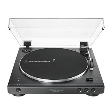 Imagem de Audio-Technica AT-LP60XBT-USB-BK Prato giratório estéreo com acionamento por correia totalmente automático com Bluetooth e USB
