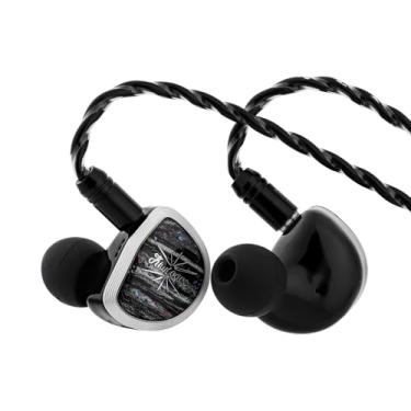Imagem de Linsoul Kiwi Ears Aether in Ear Monitor, fone de ouvido planar grande de 15,3 mm, fone de ouvido com fio Hi-Fi, fones de ouvido para jogos com cabo destacável de 2 pinos para músicos profissionais