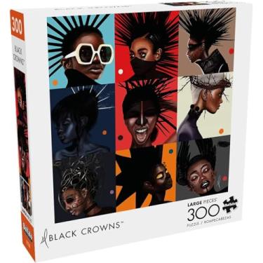 Imagem de Buffalo Games - Coroas pretas - Quebra-cabeça de 300 peças grandes