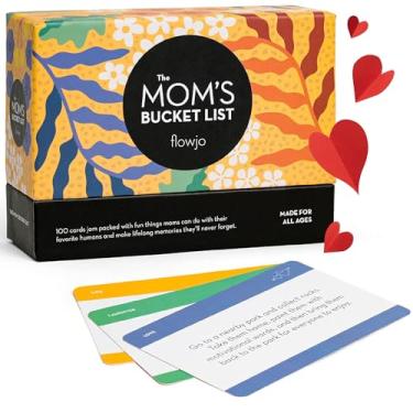 Imagem de Flowjo - Jogos de cartas The Mom's Bucket List: 100 atividades familiares divertidas e envolventes para construir laços mais fortes e criar memórias duradouras | Ótimo presente para qualquer mãe em sua vida!
