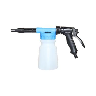 Imagem de MORECP Pulverizador de banho de cavalo portátil 2 em 1 e lavagem de espuma, pistola de chuveiro desembaraçante leve para lavagem rápida de cavalos, ferramentas de limpeza equina que economizam água