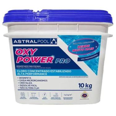 Imagem de Cloro Oxy Power PRO 10 Kg - Org. Estab. - 56% CA - AstralPool / Fluidr
