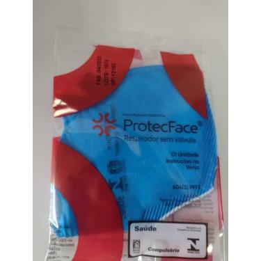 Imagem de Mascara respirador sem válvula Protecface 604(s)pff2 ca 43740 - Pro Te