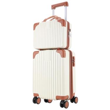 Imagem de Mala de Bordo 10kg com frasqueira de viagem feminina Bagagem de Mão Expansivel Aprovada ANAC com 4 Rodízios removíveis 360° Cadeado AntiFurto TSA Mala de Viagem pequena com zíper à prova de explosão