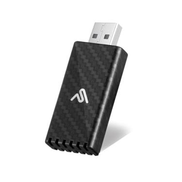 Imagem de AutoSky Adaptador CarPlay sem fio 2025 Pro Edition - Adaptador CarPlay sem fio mais rápido e compacto de fábrica Carros CarPlay com fio - Cabos USB-A e USB-C - Necessário CarPlay com fio