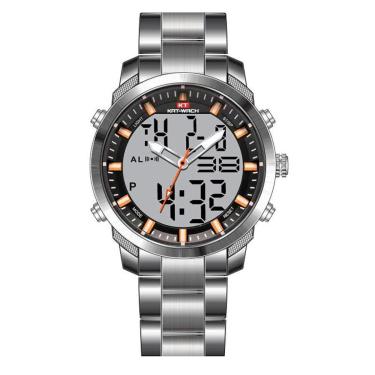 Imagem de Relógio Masculino Kat-Wach AnaDigi KT1124 Prata-Masculino