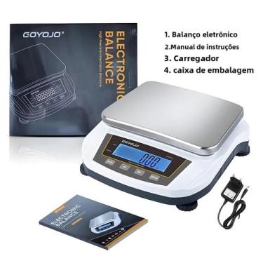 Imagem de Balança Digital de Precisão 5kg/0,01g - Balança Eletrônica de Laborató