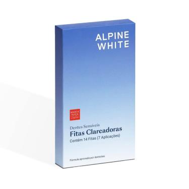 Imagem de Fitas Clareadoras Alpine White Dentes Sensíveis 14 Unidades