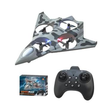Imagem de Avião RC Infantil K500 MAX Controle Remoto 2.4G Planador Acrobático 36