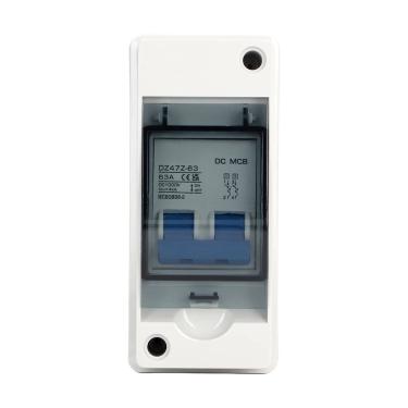 Imagem de Cryfokt Interruptor de Desconexão DC Confiável 63A 1000V IP65 à Prova D'água para Fotovoltaico de Painel Solar, Instalação Rápida, Aplicável à Rede Solar Fora da Rede, Material PA66 Forte