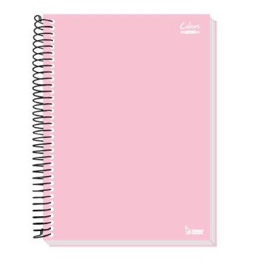 Imagem de Caderno Universitário Tamoio Espiral 96Fls Neutro Rosa 2144