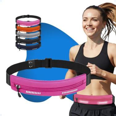 Imagem de Pochete Corrida Impermeável Fitness Academia Porta Celular - Hxt, Rosa