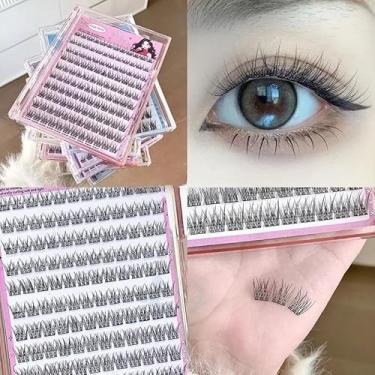 Imagem de Cílios postiços sem cola - fácil aplicação em 3 etapas, aparência natural, perfeito para iniciantes com girassol Desig (GX3010-2)