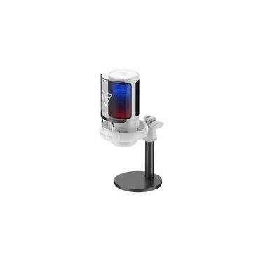 Imagem de Microfone Gamer Force One Hero, RGB, Botão De Mute, USB, Cardicóide ou Unidirecional, Branco - FR.MC.HE.01