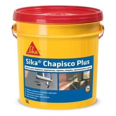 Imagem de Sika Chapisco Plus 18L Adesivo Para Argamassa Chapisco E Gesso