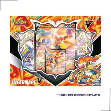 Imagem de Pokémon Box Infernape V Original Copag Cartas Tcg