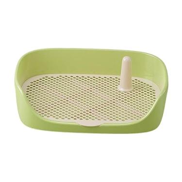 Imagem de Generic Banheiro para cães Bandeja de treinamento Potty Trainer Almofadas de treinamento Titular Comadre Apartamento Caixa de areia para animais de estimação, Verde 48x37x13cm
