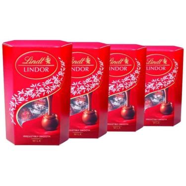 Imagem de Chocolate Ao Leite Lindt Lindor Mini Balls 75G  4 Unidades 