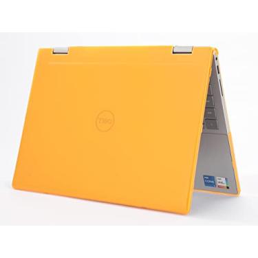 Imagem de mCover Capa compatível apenas com Dell Inspiron 7420/7425 2 em 1 de 14 polegadas 2 em 1 (não serve para nenhum outro modelo Dell) - Laranja