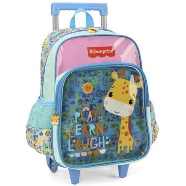 Imagem de Mochila de Rodinhas Sem Alça Luxcel Fisher-Price Turquesa-Unissex