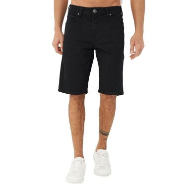 Imagem de Bermuda Colcci Jeans Masculina Slim Noah Preta-Masculino