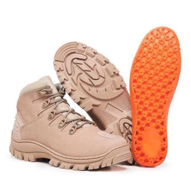 Imagem de Bota Tático Estilo Militar Rocam Coturno Motociclista Com Proteção de 