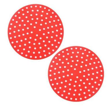 Imagem de Kit 2 Tapetes Airfyer Protetor Silicone Antiaderente 19Cm - Class Home