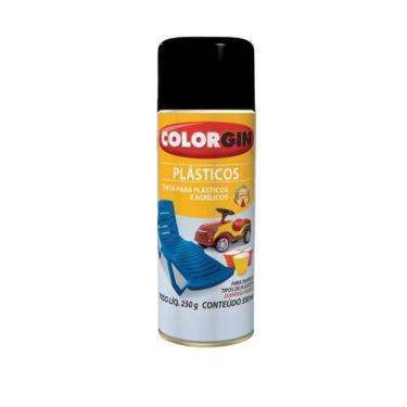 Imagem de Tinta spray uso geral branco rápido refrigerador 51001 colorgin 350ml 
